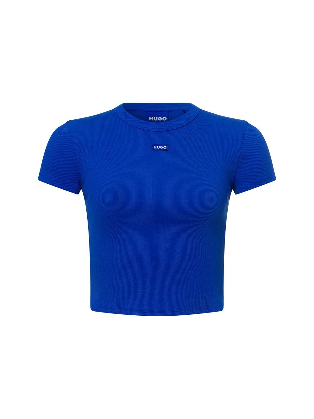 HUGO BLUE T-Shirt Damen Baumwolle blau, XS