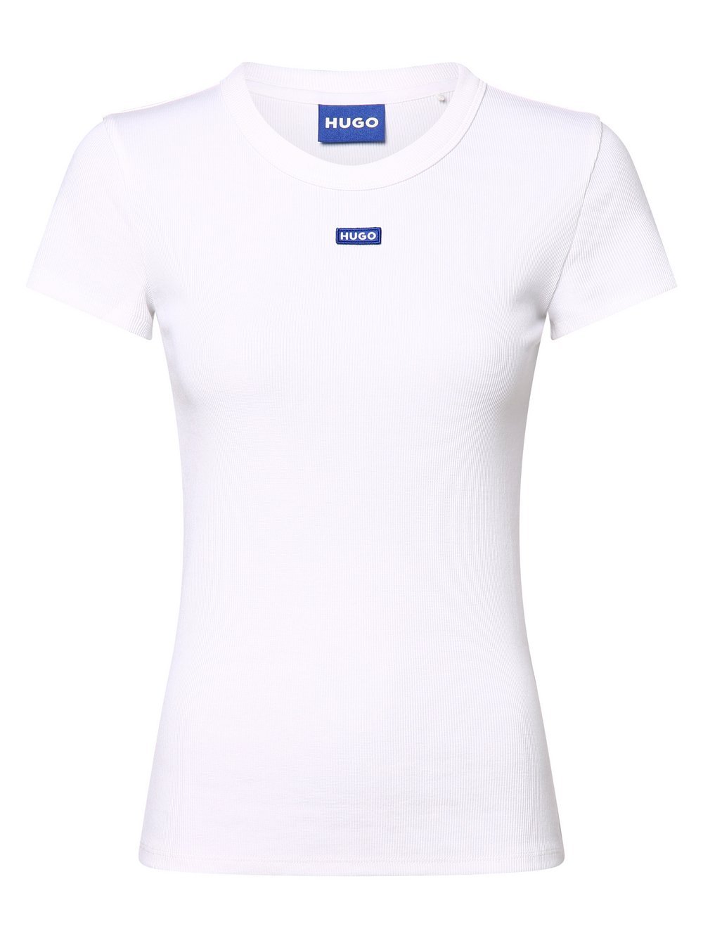 HUGO BLUE T-Shirt Damen Baumwolle weiß, S