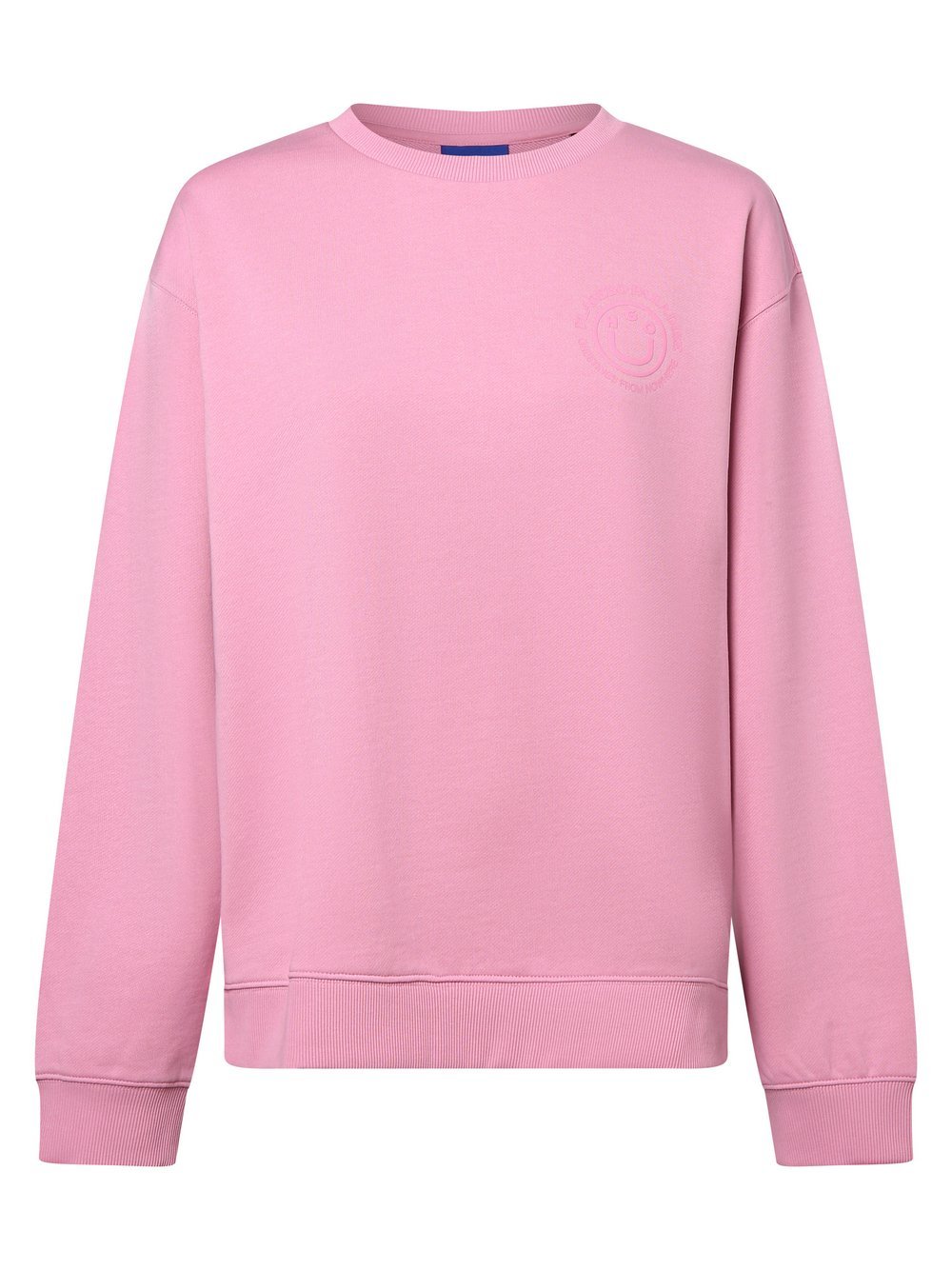 HUGO BLUE Sweatshirt Damen Baumwolle pink bedruckt, M