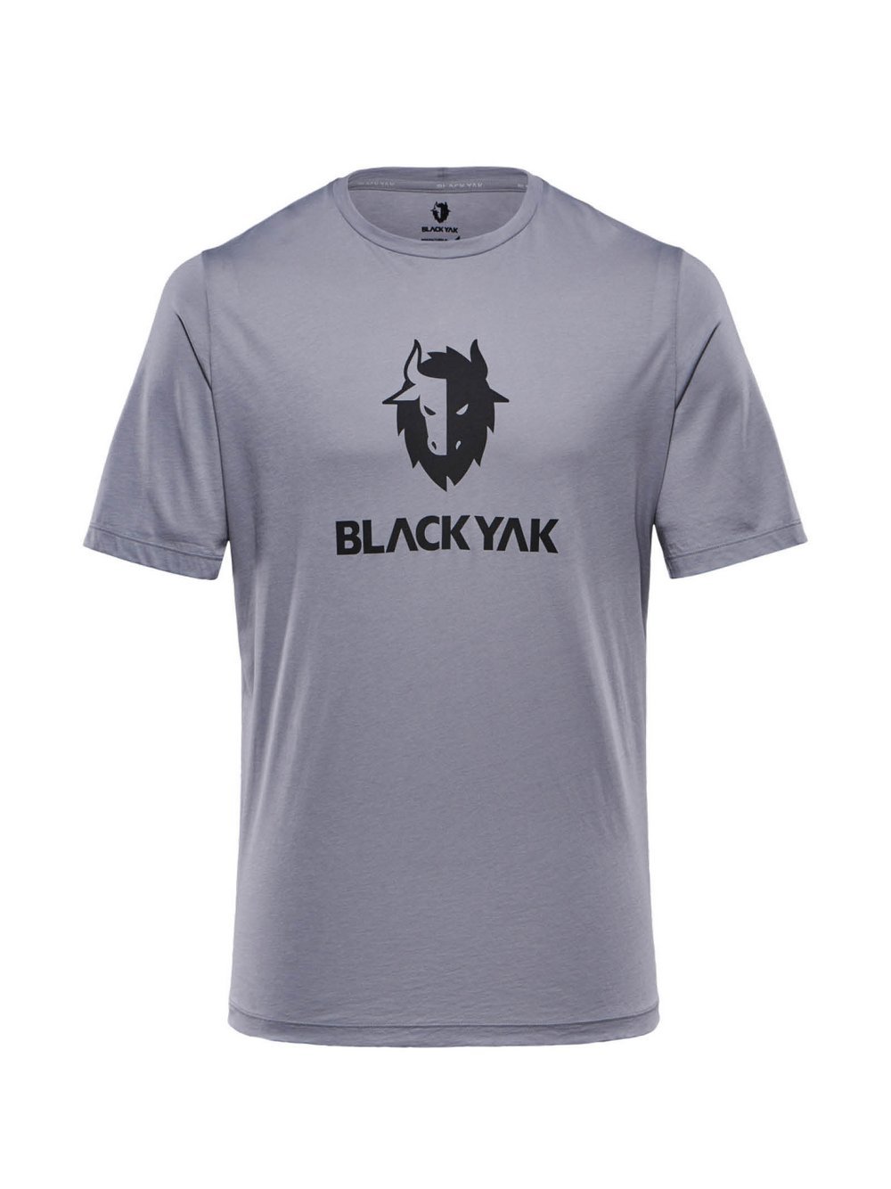 BLACKYAK T-Shirt Herren Baumwolle grau bedruckt, M