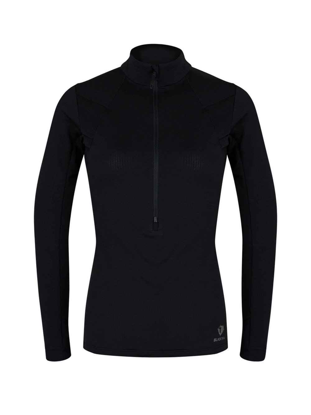 BLACKYAK Funktionssweatshirt Half Zip Fleece Damen schwarz, S