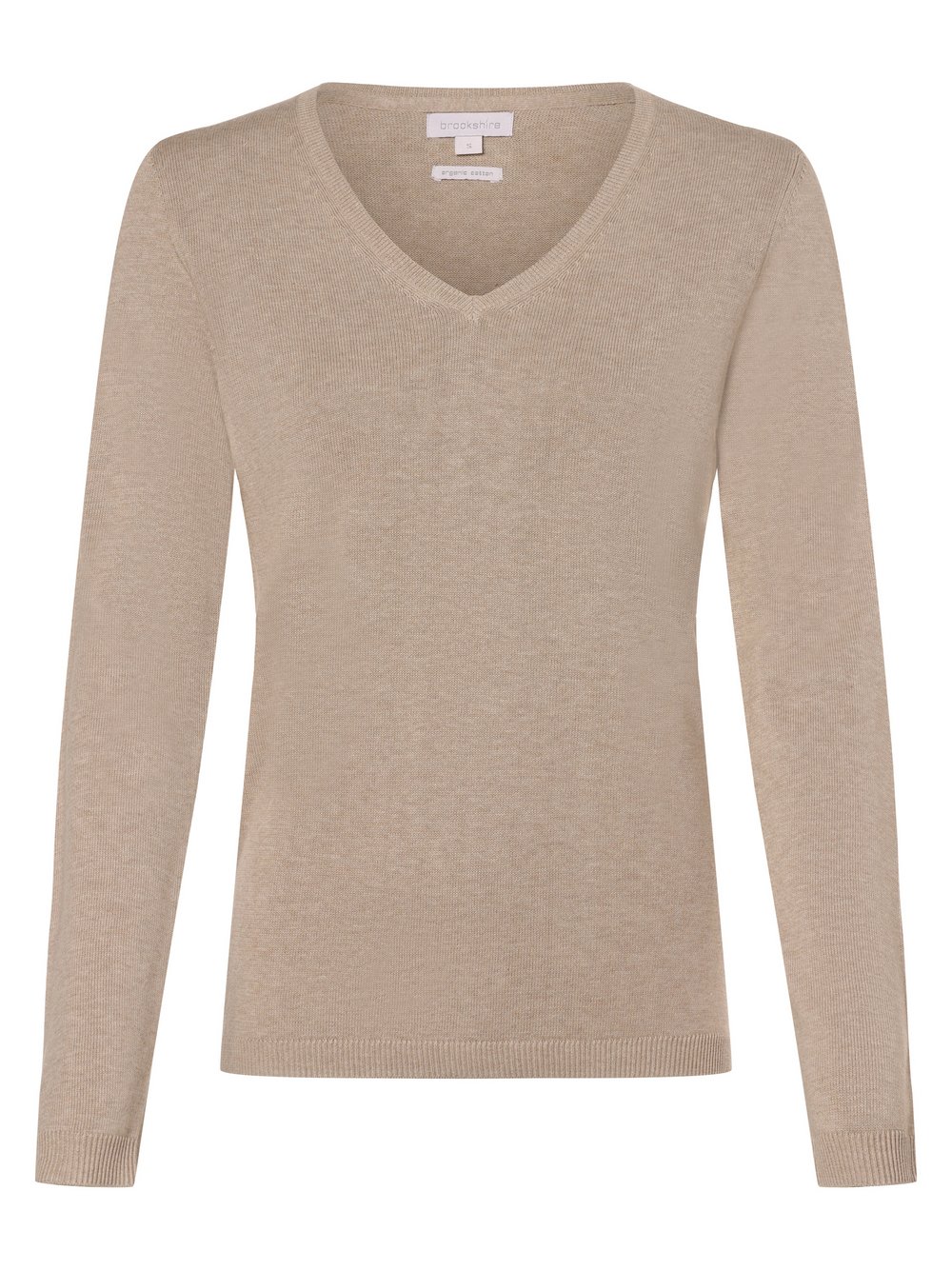 brookshire Pullover Damen Baumwolle beige, XXXL