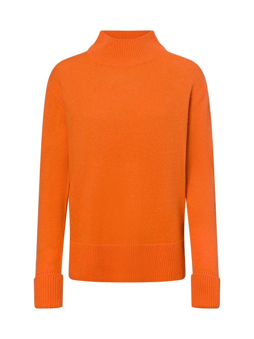 Marie Lund Strickpullover aus Merinowolle Damen Wolle orange, S