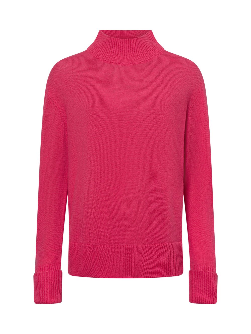 Marie Lund Strickpullover aus Merinowolle Damen Wolle pink, S