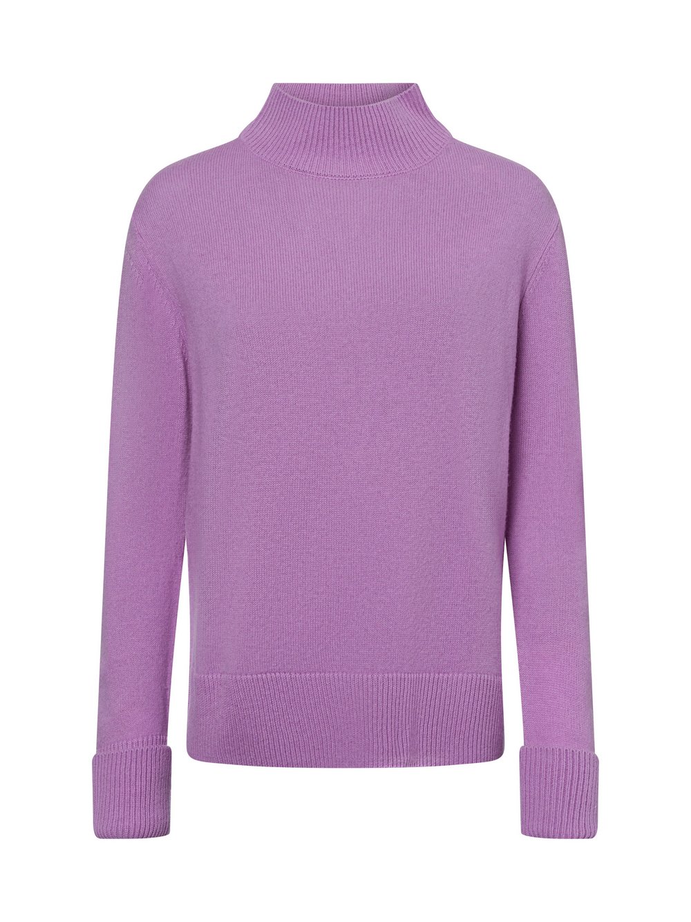 Marie Lund Strickpullover aus Merinowolle Damen Wolle lila, S