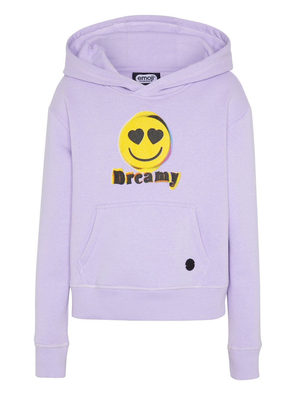 emoji® Hoodie Mädchen Baumwolle lila bedruckt, 146