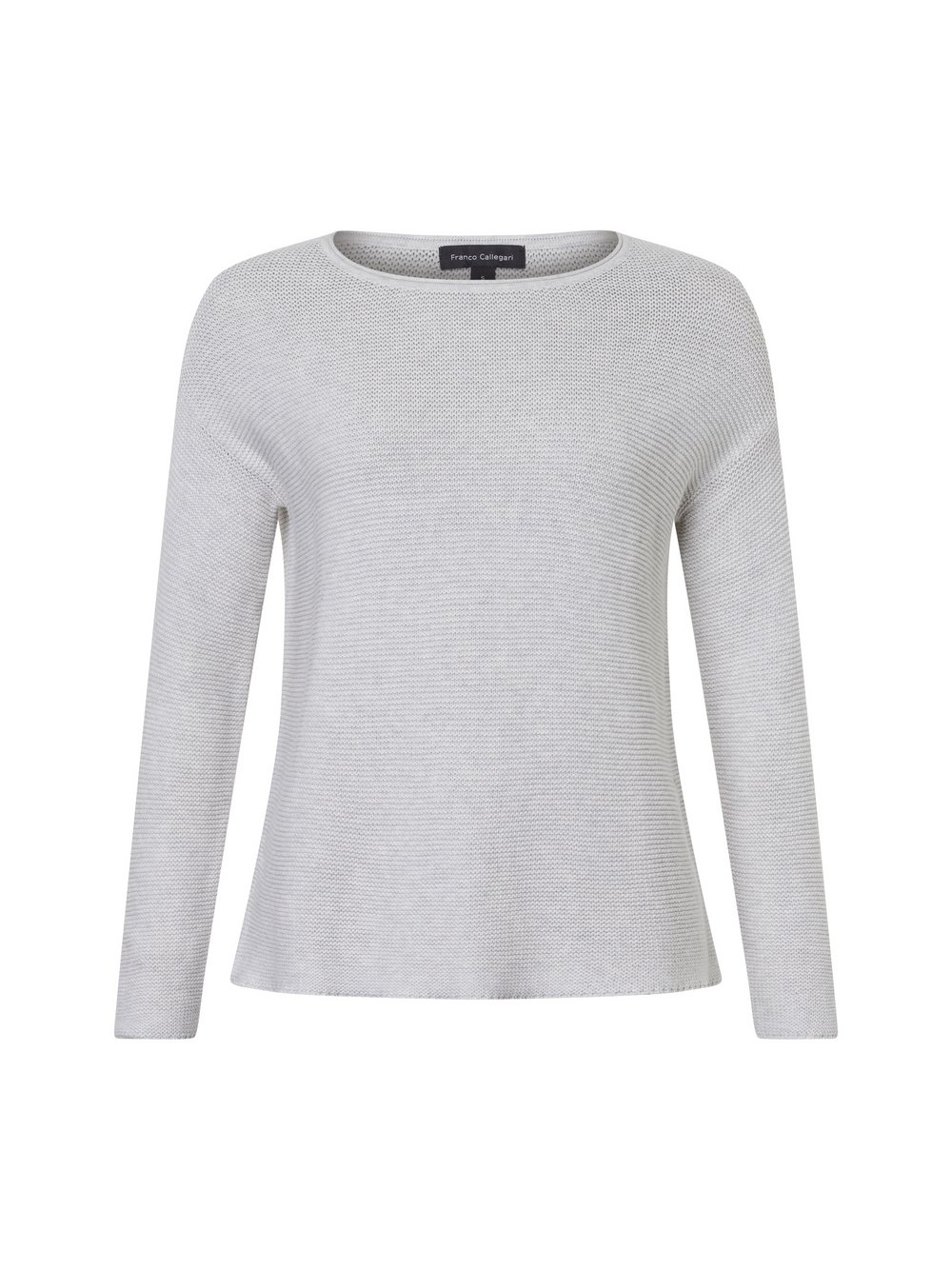 Franco Callegari Strickpullover Damen Baumwolle silber, L