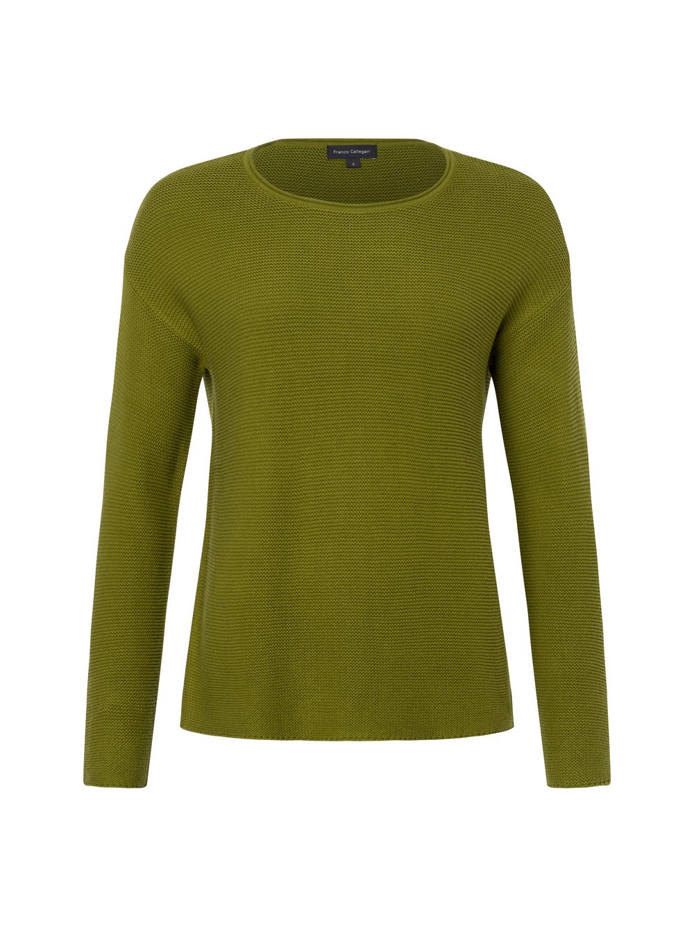 Franco Callegari Strickpullover Damen Baumwolle grün, S