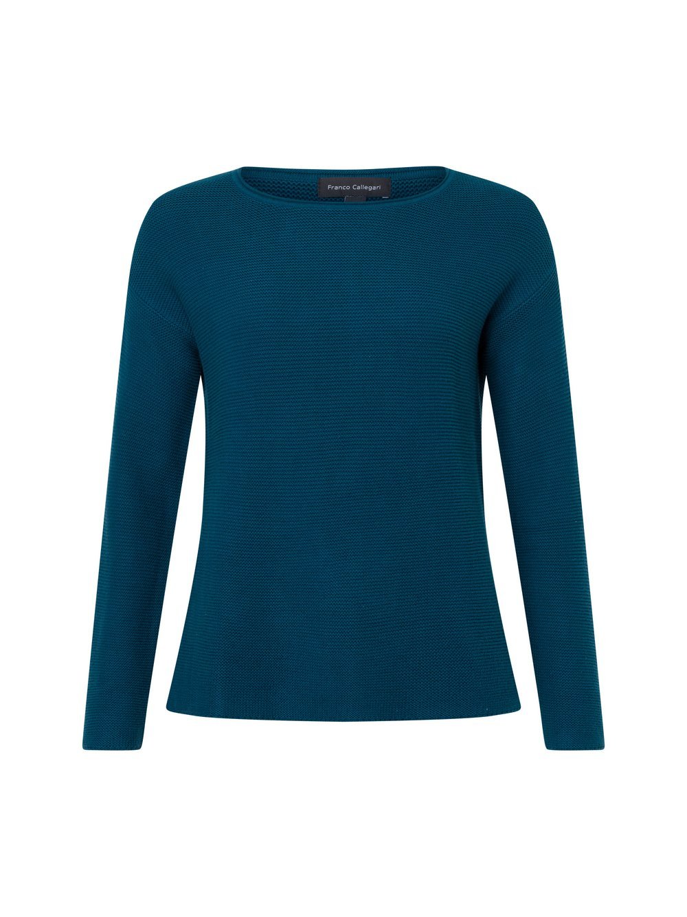 Franco Callegari Strickpullover Damen Baumwolle blau, XXL