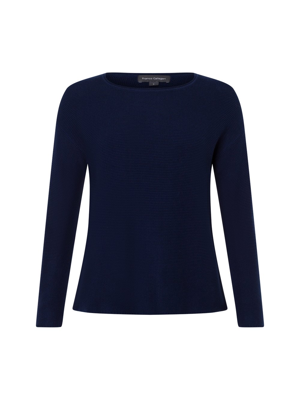 Franco Callegari Strickpullover Damen Baumwolle blau, M