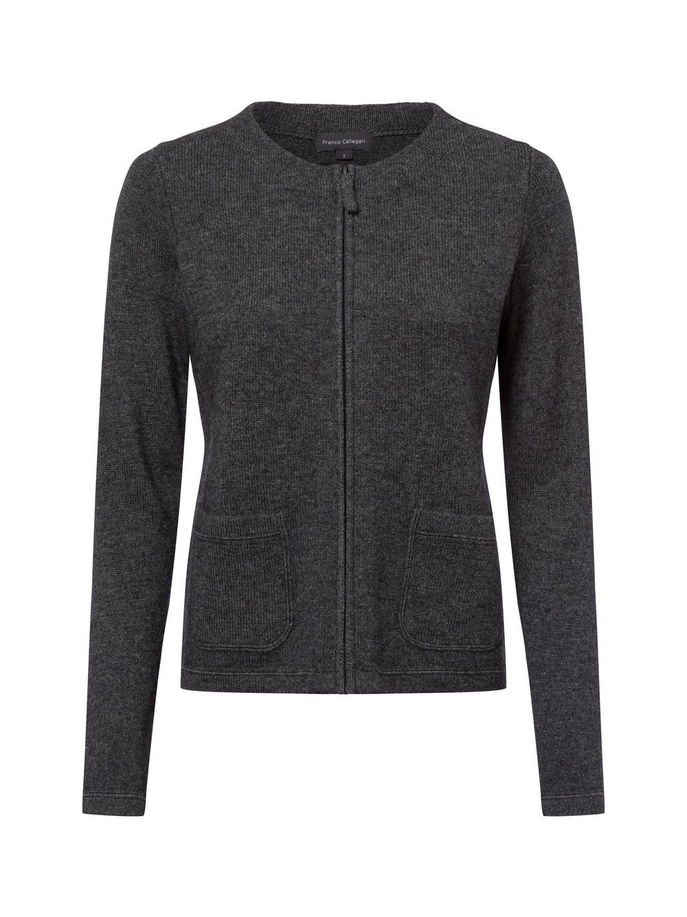 Franco Callegari Strickjacke aus Schurwolle Damen grau, M