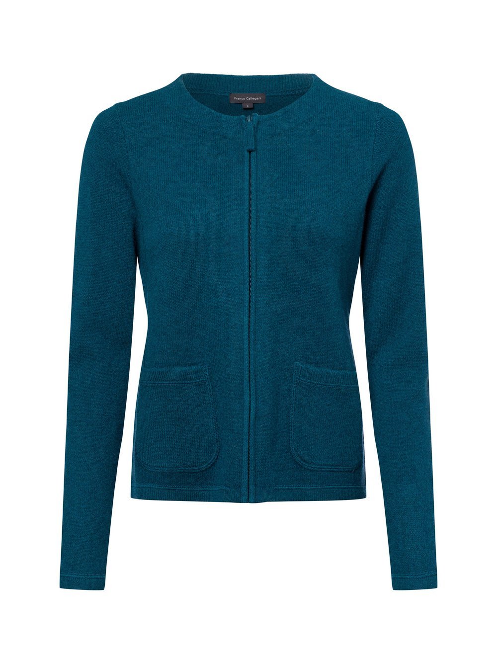 Franco Callegari Strickjacke aus Schurwolle Damen blau, XL