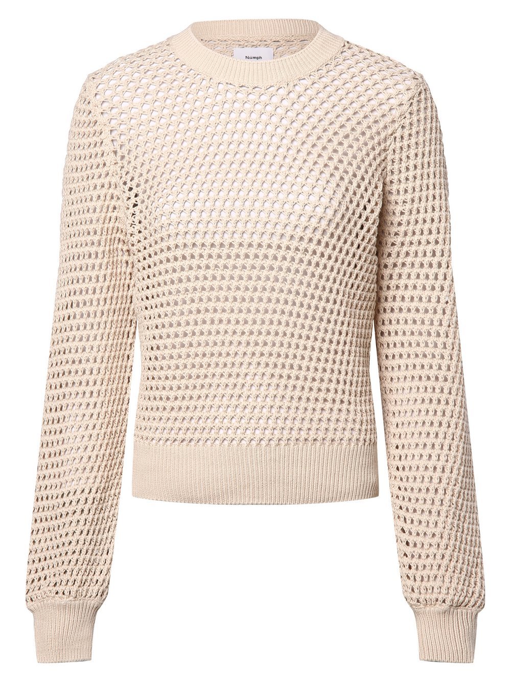 Nümph Pullover Damen Baumwolle beige, M