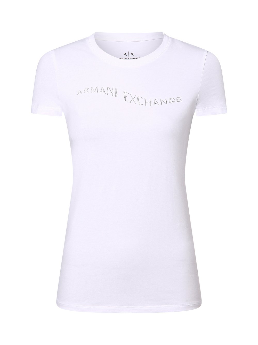 Armani Exchange T-Shirt Damen Baumwolle weiß, XS