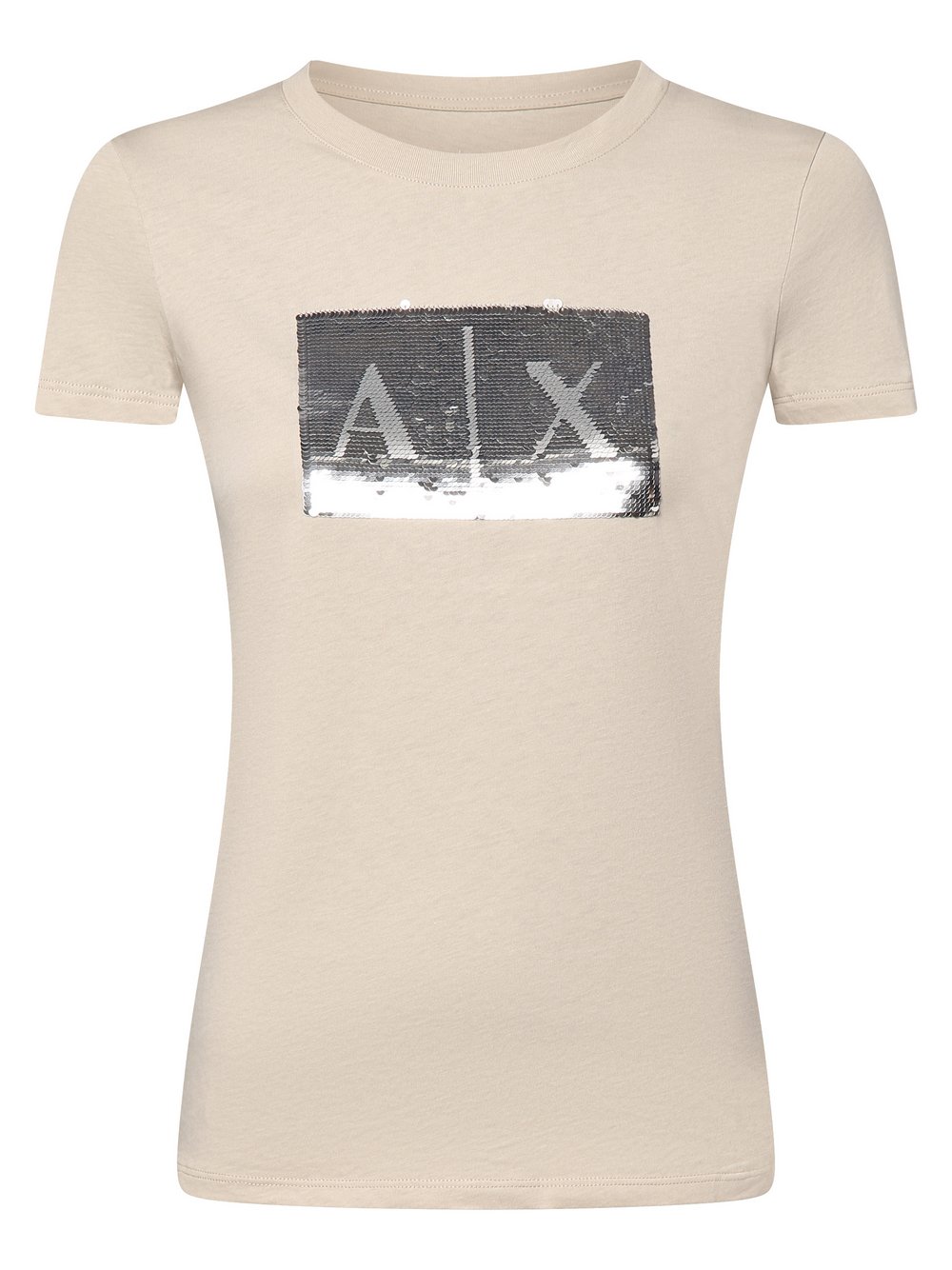 Armani Exchange T-Shirt Damen Baumwolle beige, L