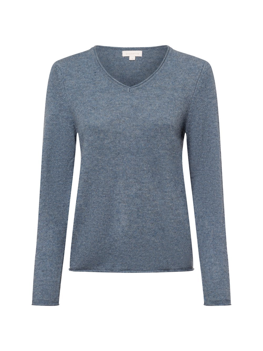 brookshire Strickpullover Damen Baumwolle blau, M