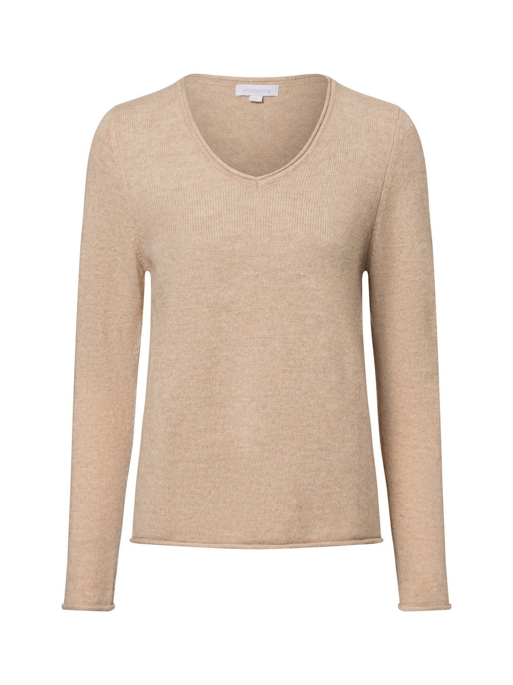 brookshire Strickpullover Damen Baumwolle beige, XXL