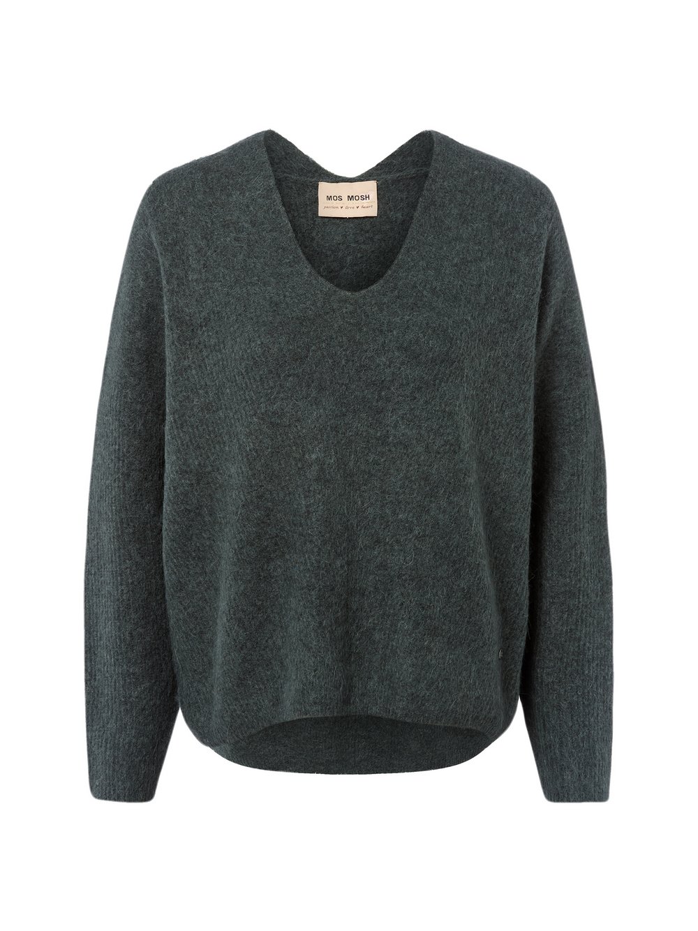 MOS MOSH Pullover mit Alpaka-Anteil Damen Wolle mehrfarbig, XS