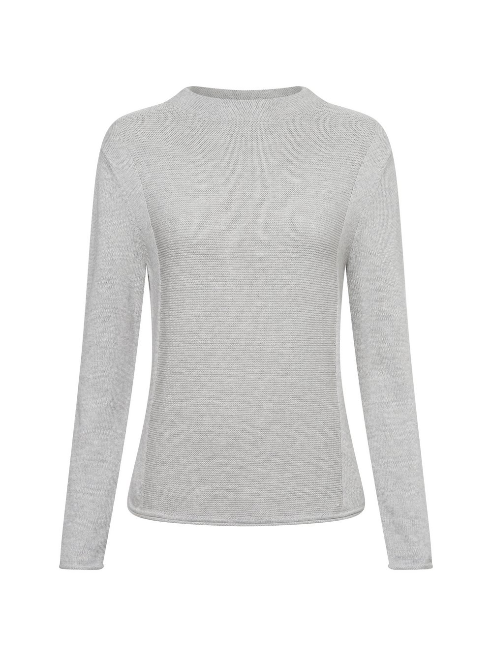 Marie Lund Pullover Damen Baumwolle grau meliert, L