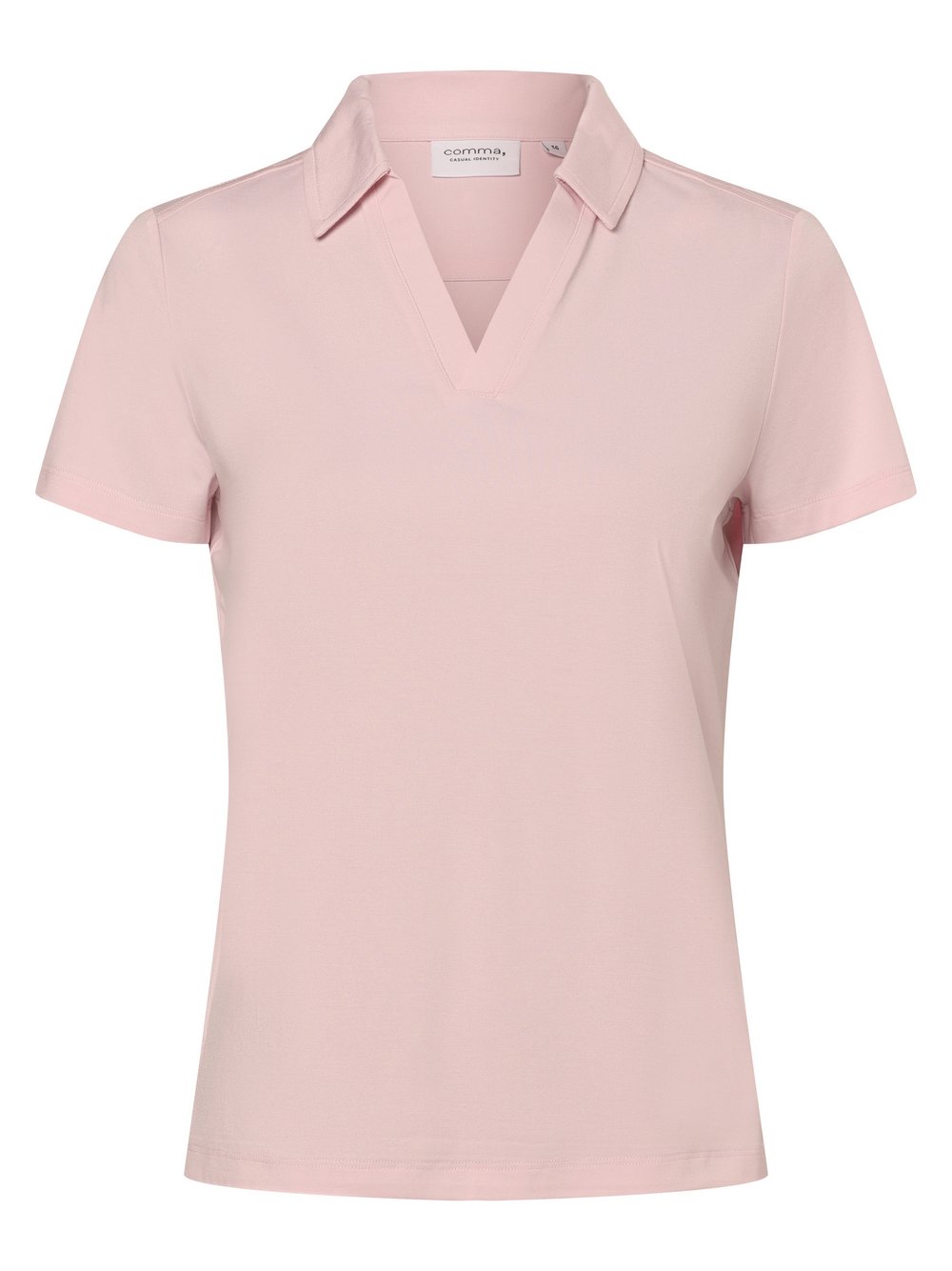 comma casual identity Poloshirt Damen Jersey rosa, 42