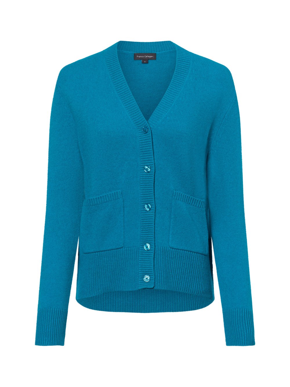 Franco Callegari Strickjacke Damen Merino blau, M