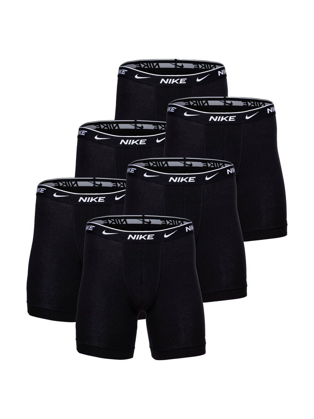 Nike Boxershort 6er Pack Herren Baumwolle schwarz, M