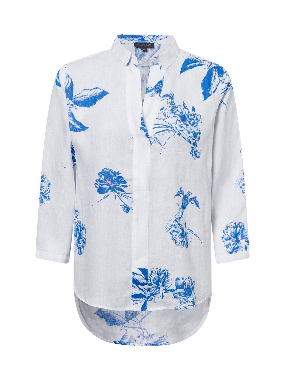 Franco Callegari Blusenshirt Damen Baumwolle mehrfarbig gemustert, 38