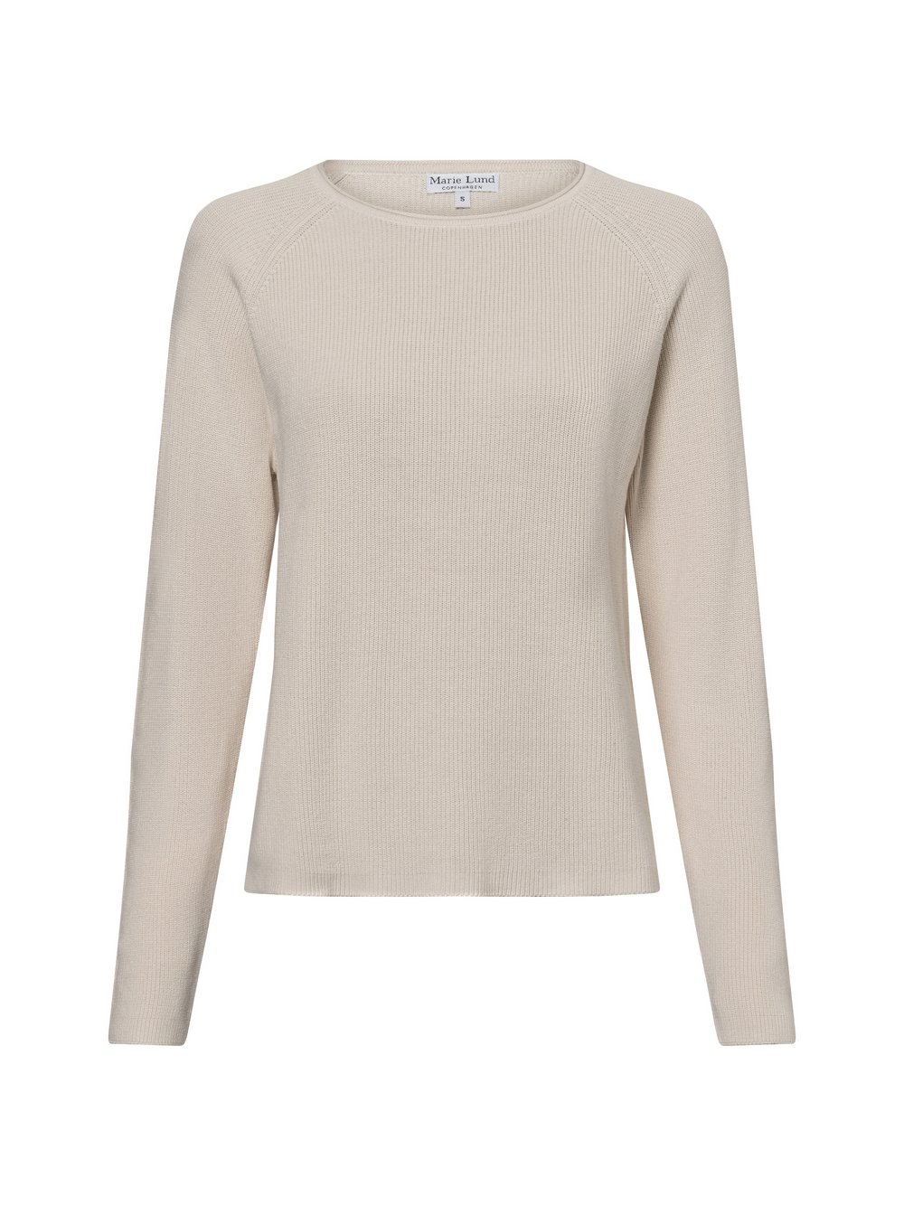 Marie Lund Strickpullover Damen Baumwolle beige, XL