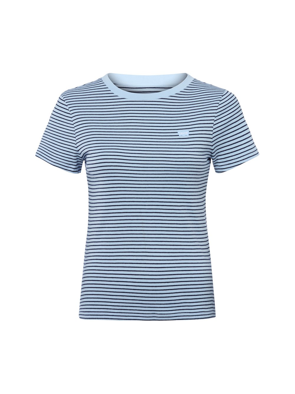 Levi's T-Shirt Damen Baumwolle blau gestreift, S