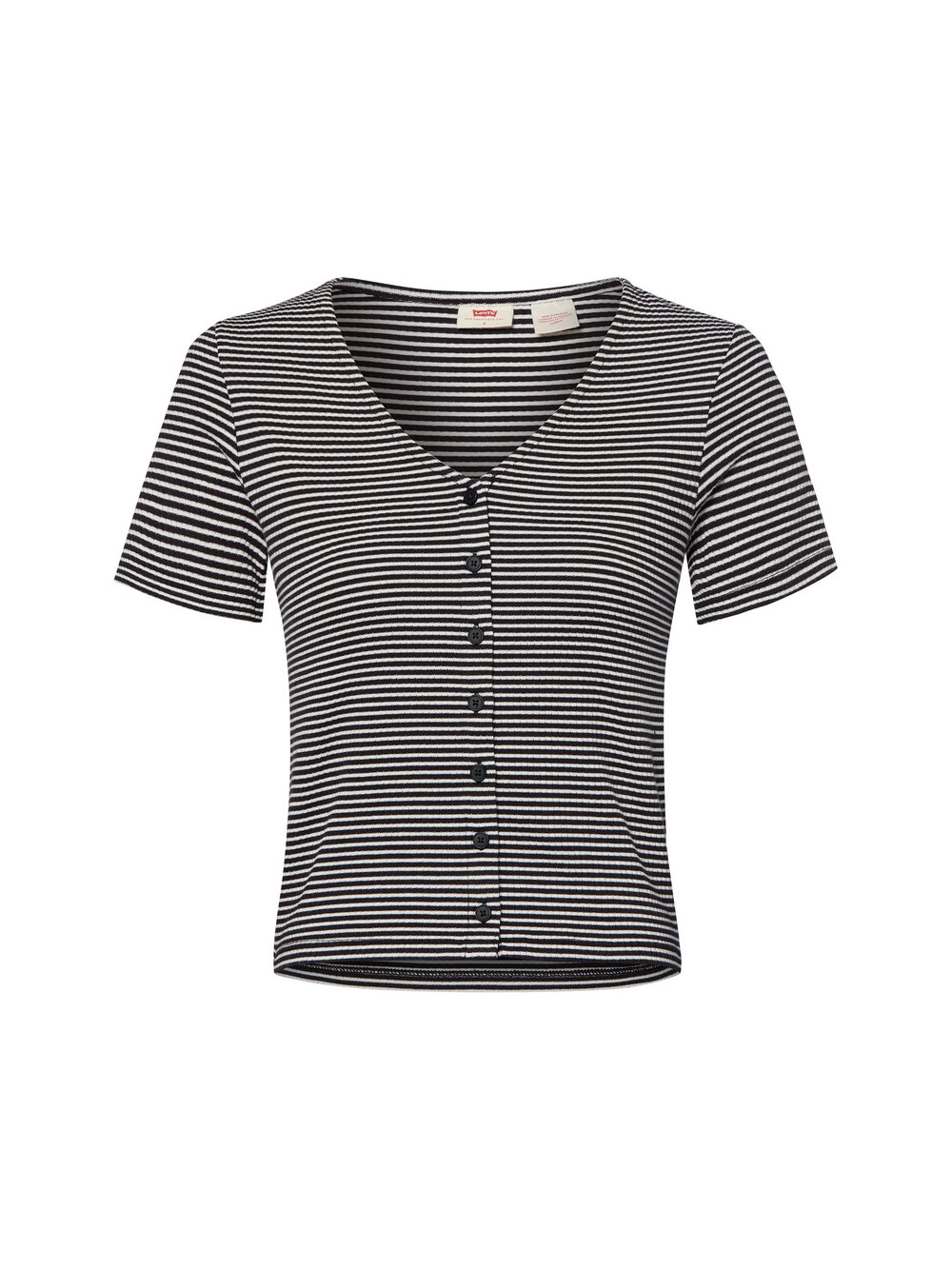 Levi's T-Shirt Damen Baumwolle mehrfarbig gestreift, M