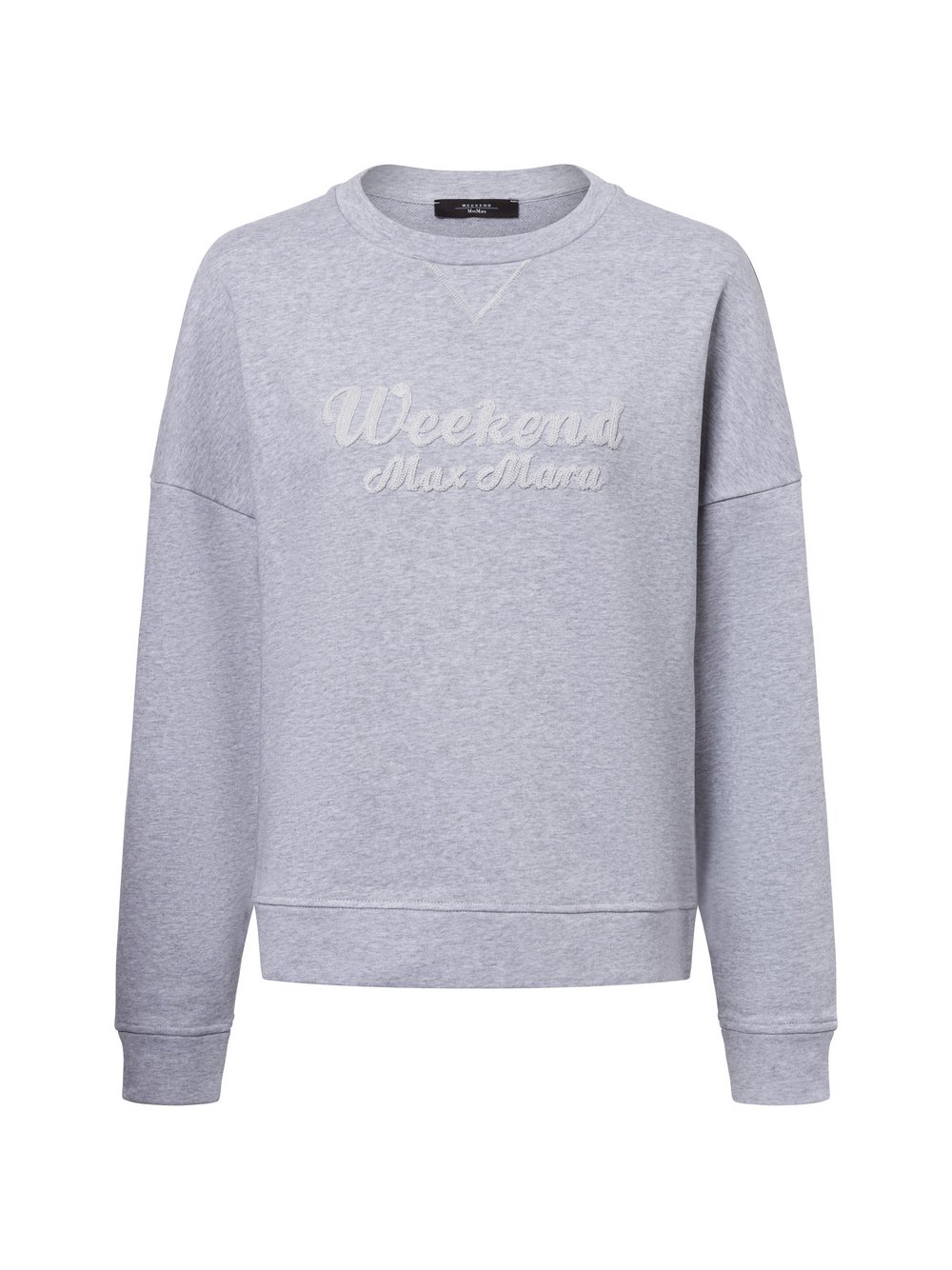 Weekend Max Mara Sweatshirt Damen Baumwolle grau meliert, XL