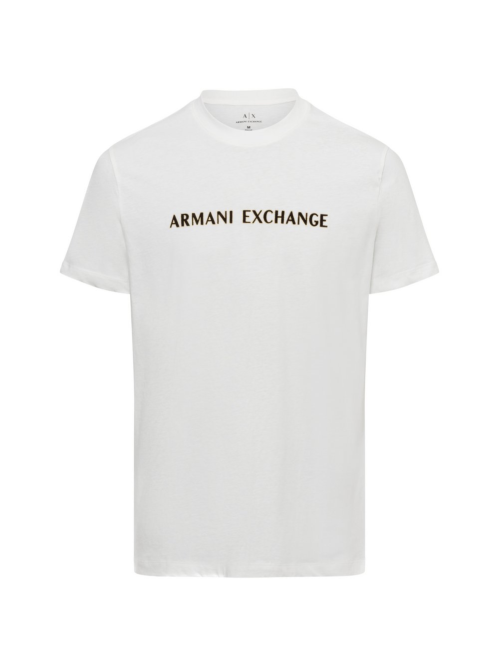 Armani Exchange T-Shirt Herren Baumwolle weiß bedruckt, M