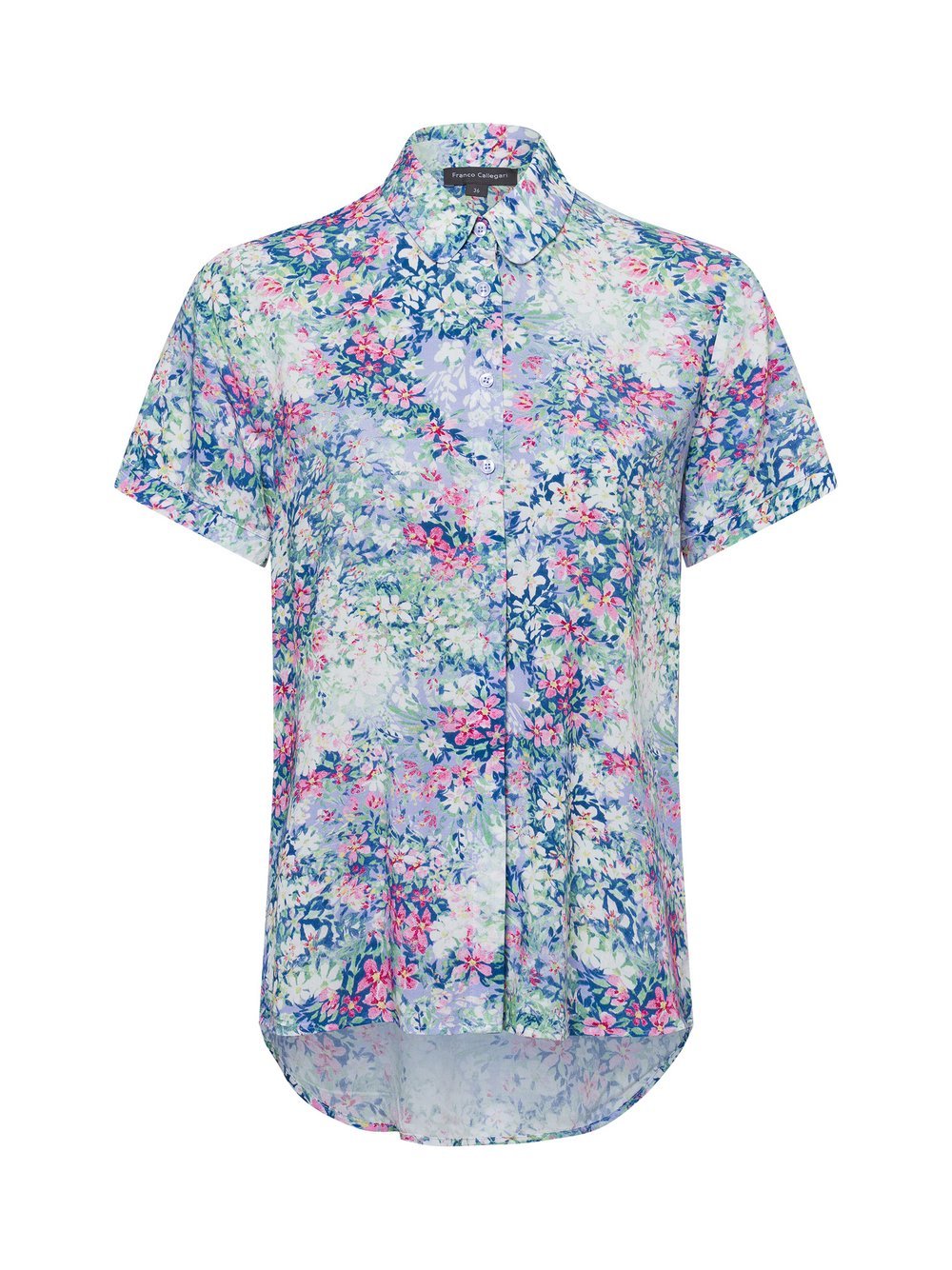 Franco Callegari Bluse Damen Viskose mehrfarbig gemustert, 36