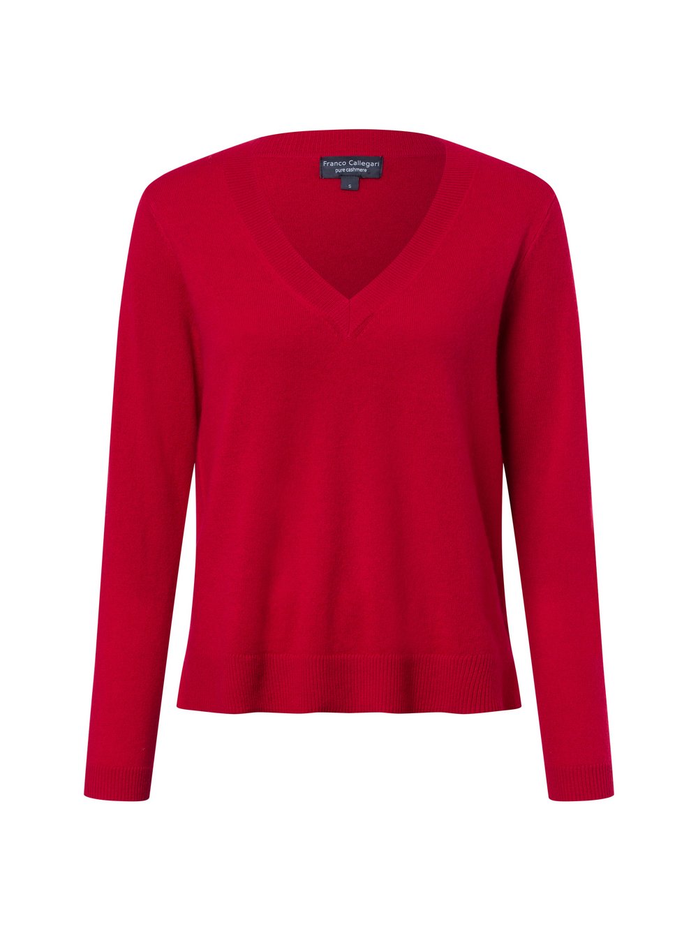 Franco Callegari Strickpullover Damen Cashmere rot, XXL