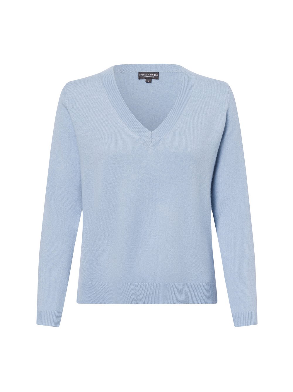 Franco Callegari Strickpullover Damen Cashmere blau, XXL