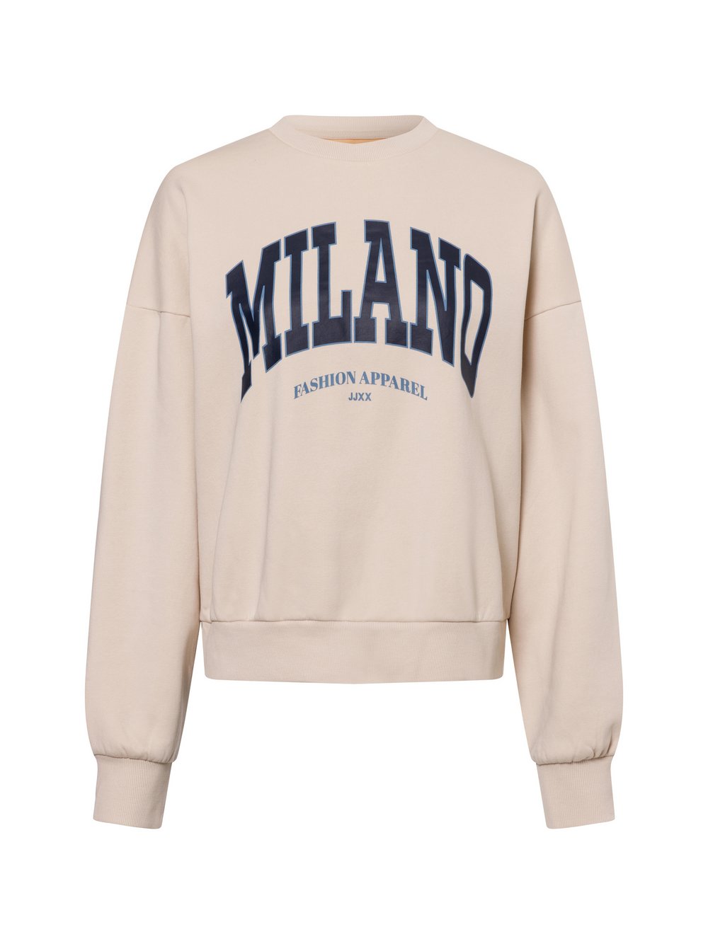 JJXX Sweatshirt Damen Baumwolle beige gemustert, XS