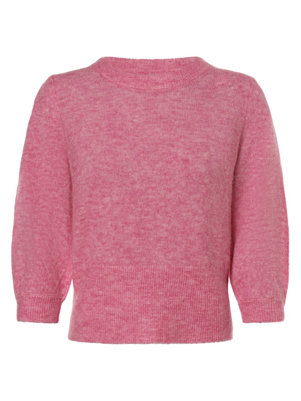 Nümph Pullover mit Alpaka-Anteil Damen Polyamid pink meliert, L