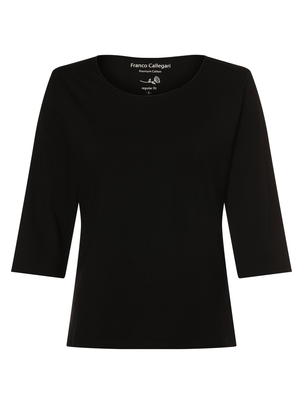 Franco Callegari Shirt Damen Baumwolle schwarz, L