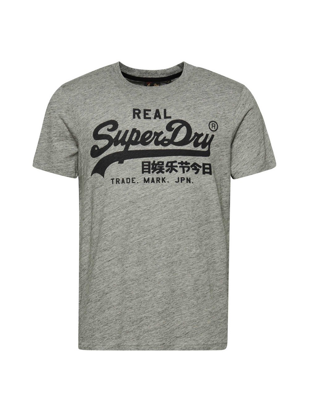 Superdry T-Shirt 1er Pack Herren Baumwolle grau gemustert, XL