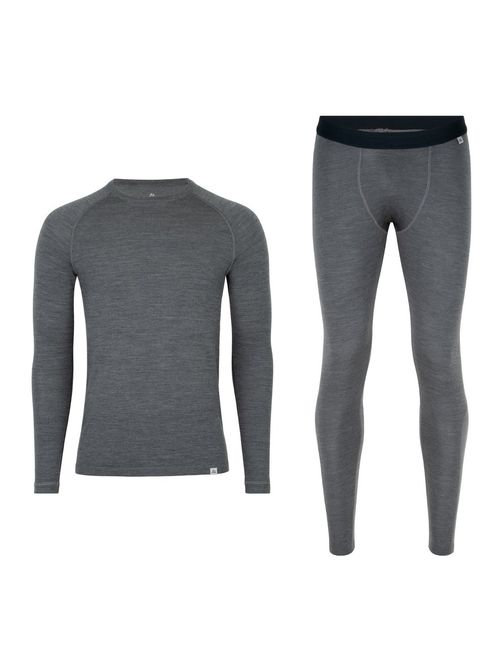 DANISH ENDURANCE Baselayer-Set Herren Wolle grau, XXL