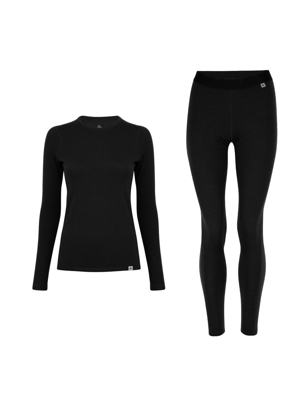 DANISH ENDURANCE Baselayer-Set Damen Wolle schwarz, XL