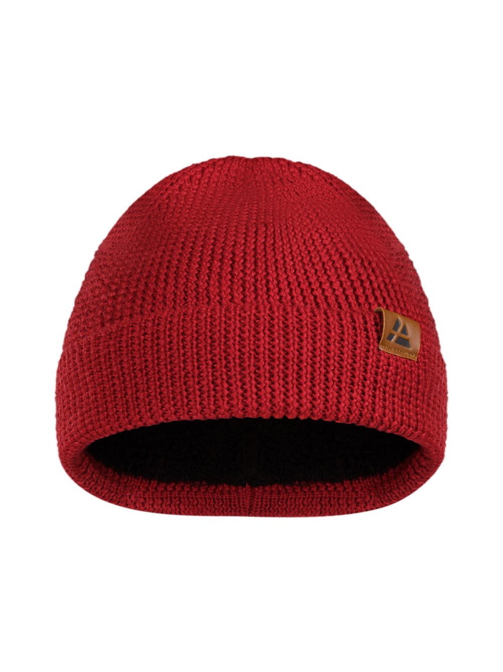 DANISH ENDURANCE Beanie Damen Wolle rot, ONE SIZE