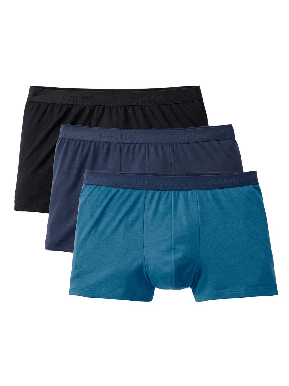 Calida Boxershort 3er Pack Herren Baumwolle mehrfarbig, S