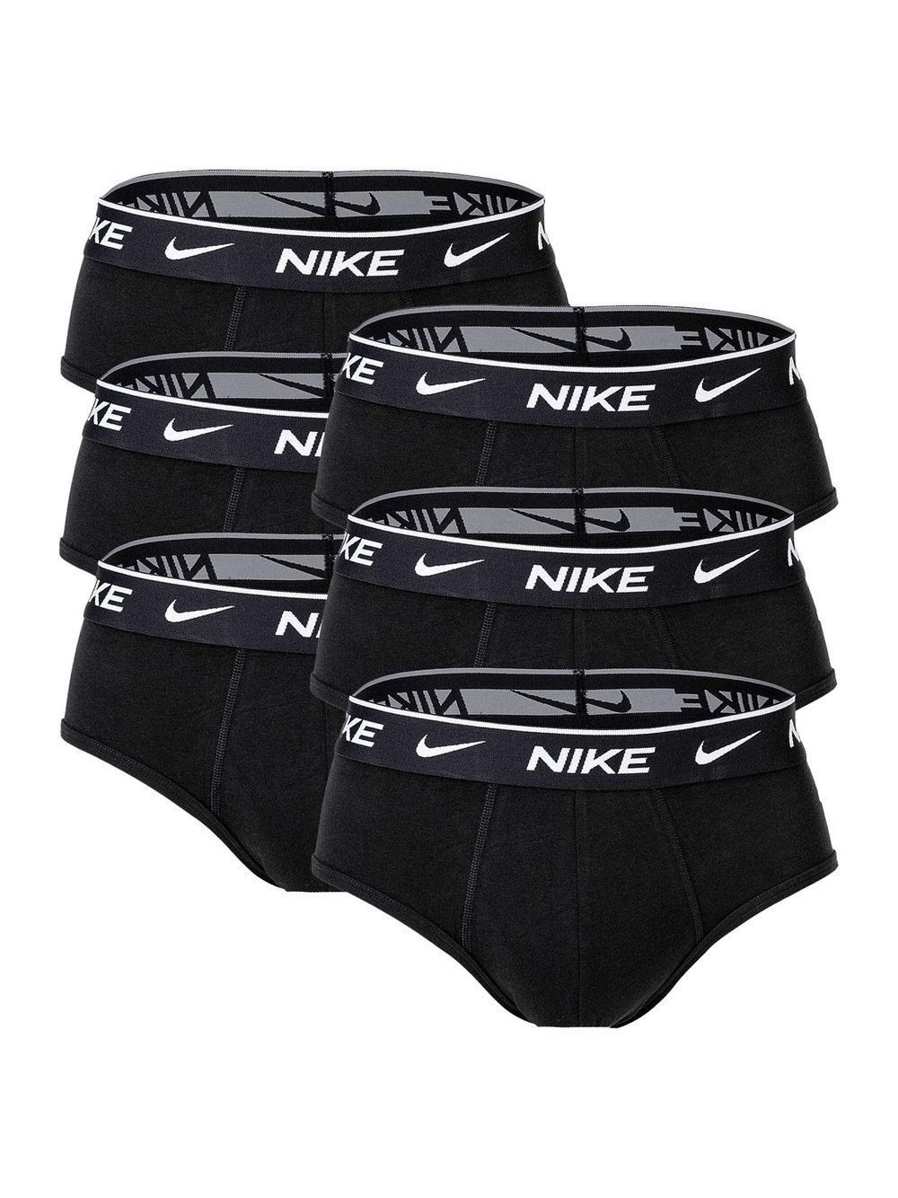 Nike Slip 6er Pack Herren Baumwolle schwarz, M