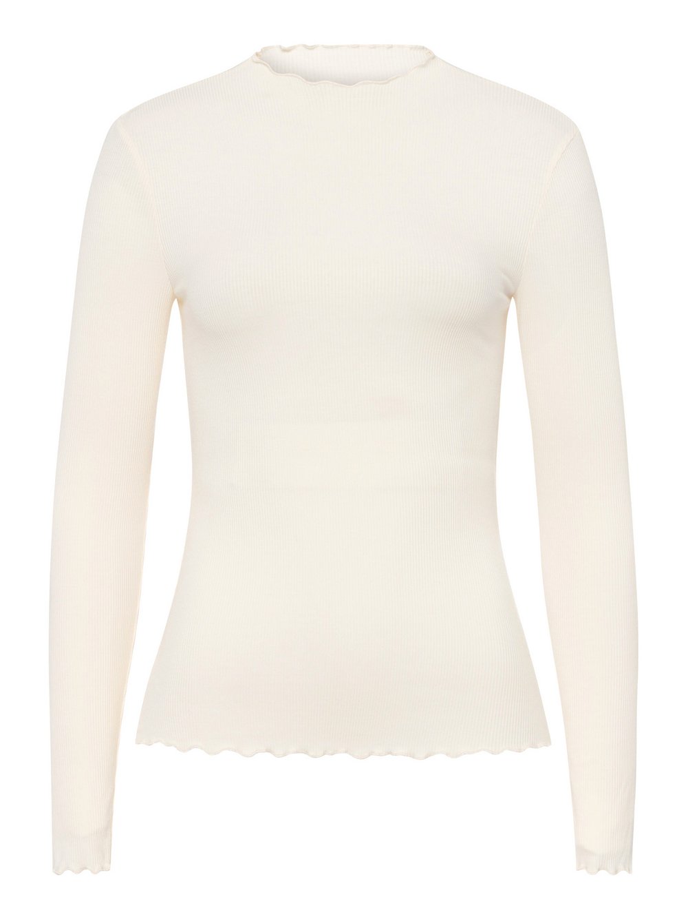 Les Lunes Langarmshirt Damen Viskose weiß, XXS