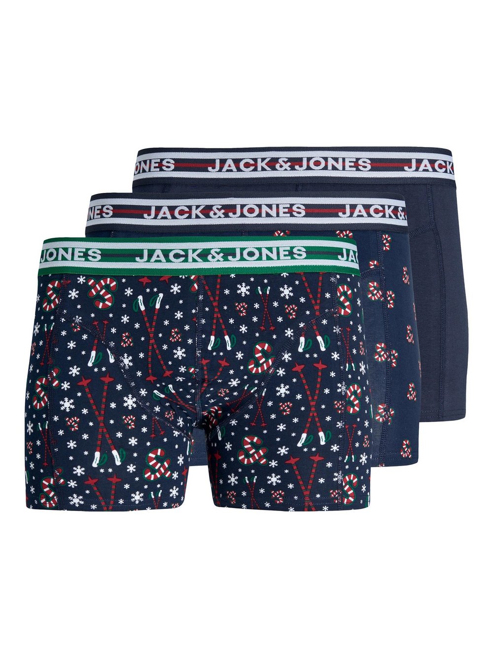 Jack & Jones Junior Boxershorts Jungen Baumwolle blau bedruckt, 140