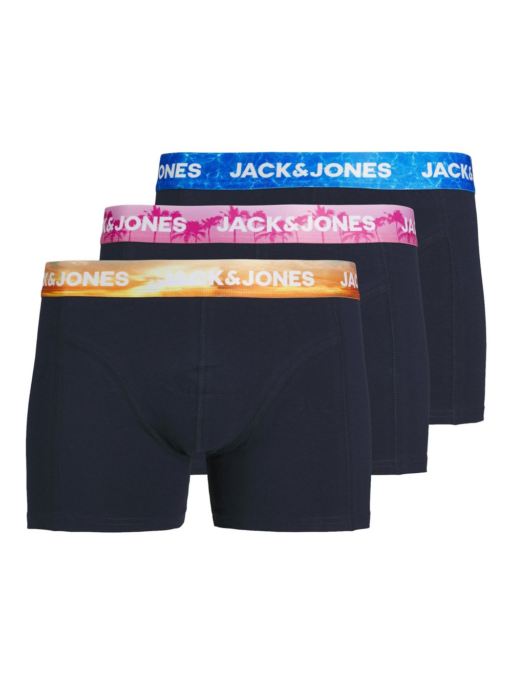 Jack & Jones Junior Boxershorts Jungen Baumwolle blau, 140