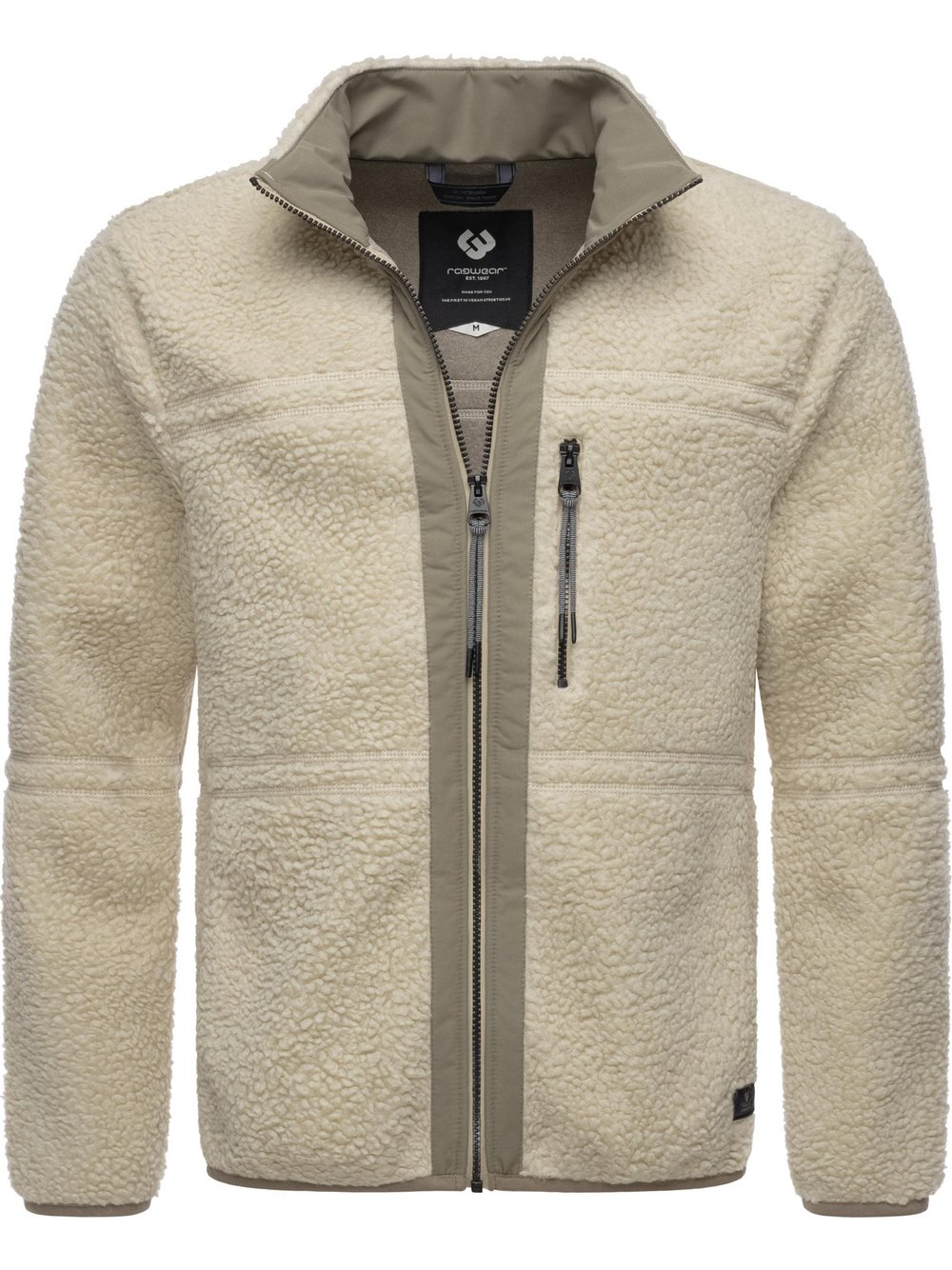 Ragwear Plüschjacke Herren beige, XXL