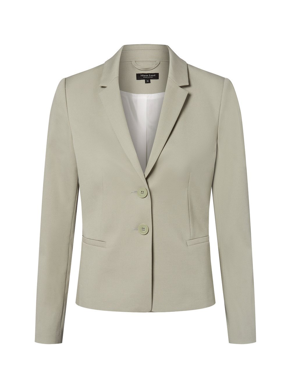 Marie Lund Blazer Damen Baumwolle grün, 40