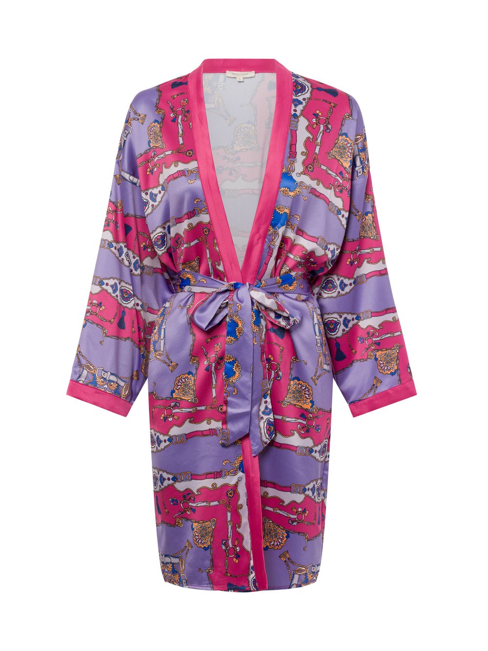 Marie Lund Kimono Damen mehrfarbig gemustert, L/XL